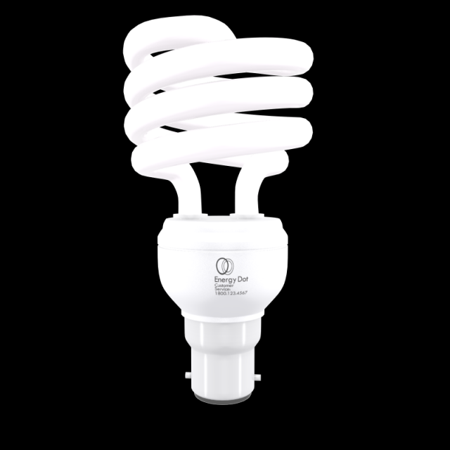Energy Saving Light Bulb 01 3D Model