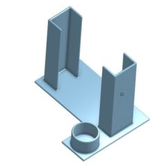 Glue Stick Holder for smaller Print Beds 3D Print Model