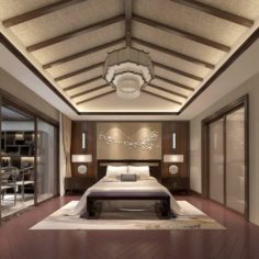 Bedroom – Chinese style-9436 3D Model