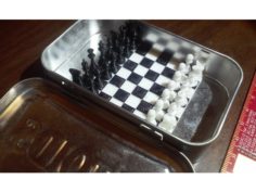 Altoids Tin Staunton Chess Pieces 3D Print Model