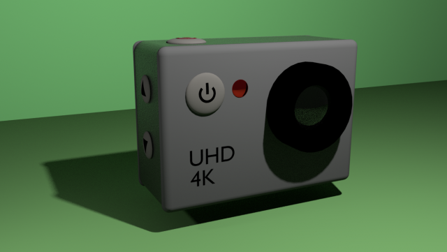 Simple Action Cam 3D Model