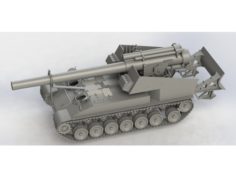 3D Printing T92 Self-propelled Artillery(Challenge your limits) 3D Print Model