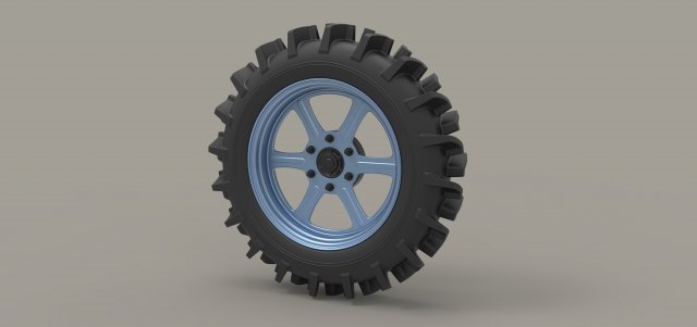 Offroad wheel 20 3D Model