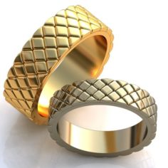 Wedding rings-SET 17 3D Model