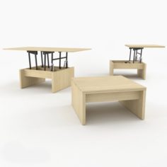 Table Coffee Bari by Zegen 3D Model