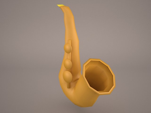 Saxophone 3D Model