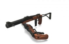 45 ACP Carbine 3D Model