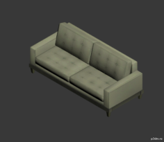 Suburban Couch 3D Model