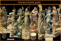 Ancient Greek gods 3D Model