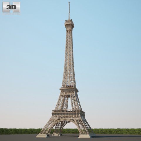 The Eiffel Tower 3D Model