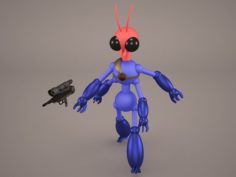 Warrior Ant 3D Model