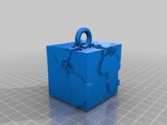earth box for keychain 3D Print Model