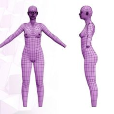 CGC Classic: Female Character						 Free 3D Model