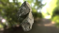 Rock low poly model 3D Model