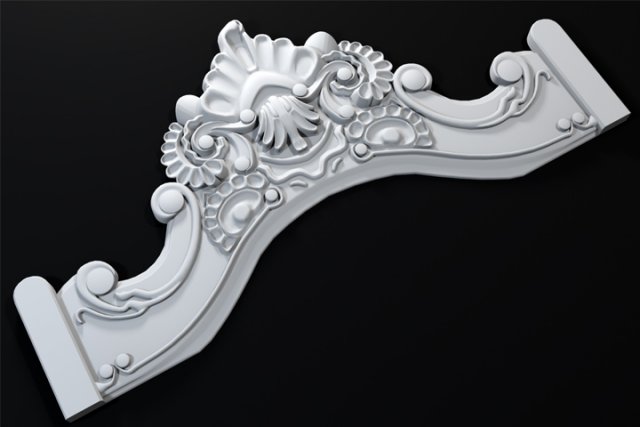 Stucco molding 3D Model