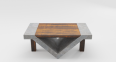 Loft Beton Table 3D Model