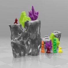 Create your own SciFi World 3D Print Model