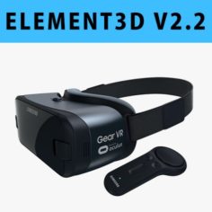 E3D – Samsung Gear VR Controller For Galaxy Note 8 model 3D Model