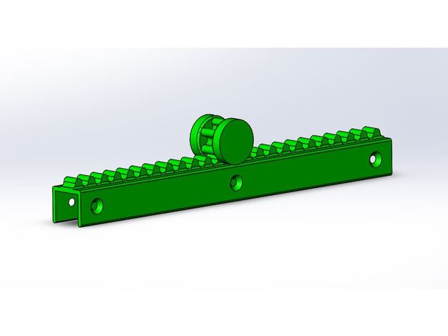 Ecobloc pignon crémaillère  3D Print Model