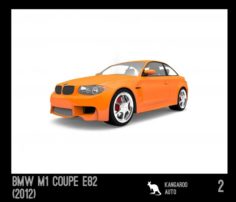 BMW M1 E82 2012 3D Model
