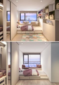 2 Bedroom for sisters 3D Model