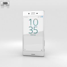 Sony Xperia X Performance White 3D Model