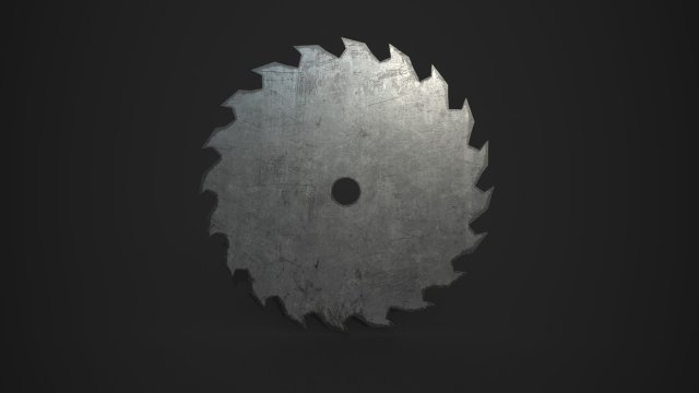 Saw Blade 3D Model