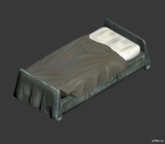 Vault Single Bed 3D Model