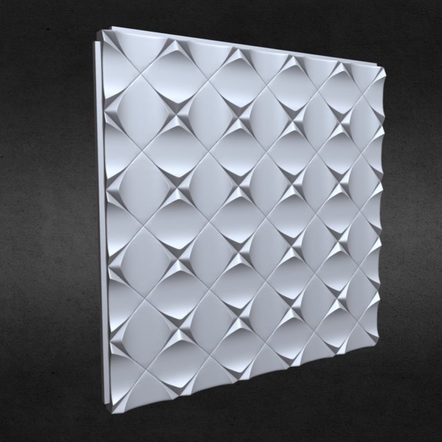 3d wall panel 5 3D Model