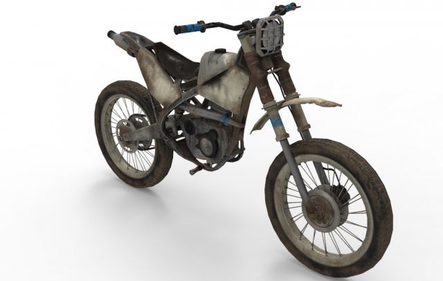 Motocross Bike 3D Model