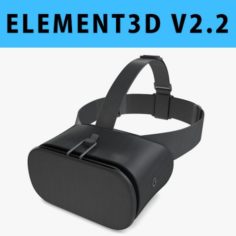 E3D – 3D New Google Daydream View VR 2017 Headset 3D Model