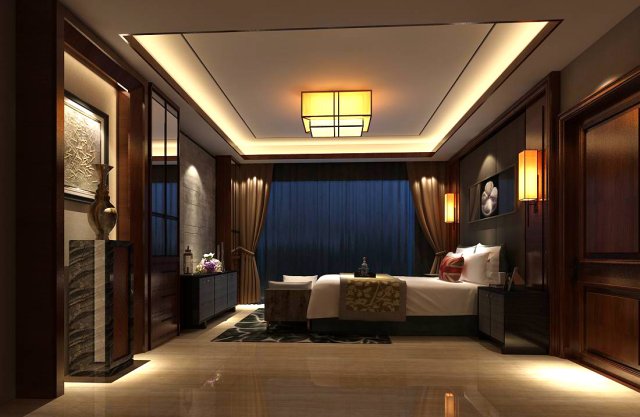 Beautifully stylish and luxurious bedrooms 69 3D Model