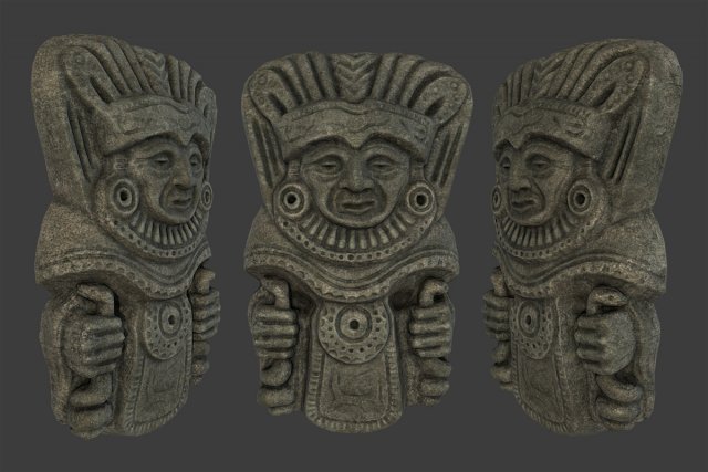 Shaman Tribal Mask 3D Model