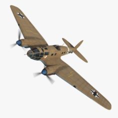 Heinkel He 111 S7-HA 3D Model