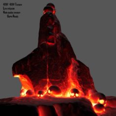 Skull lava 3D Model