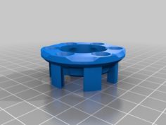 Longboard ABEC 11 Flywheels & Clones Lock Nut for sink head bolts 3D Print Model