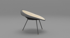 Sagano Bamboo Chair 3D Model