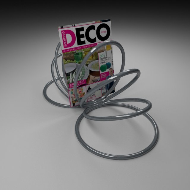 Magazine rack 3D Model