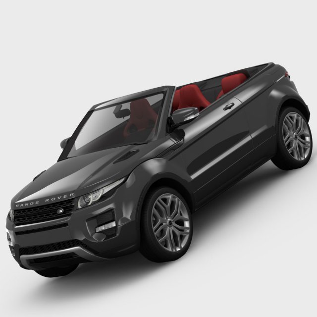 Range Rover Evoque Convertible 2013 3D Model