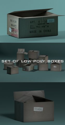 Packaging Box 3D Model