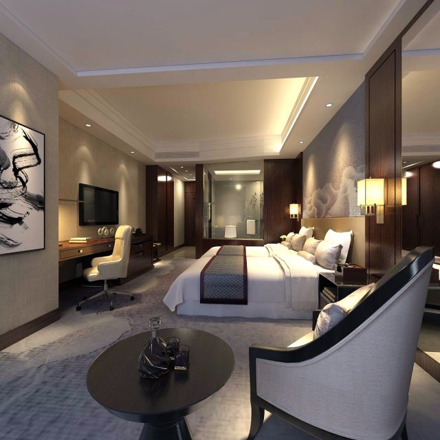 Hotel Room -9408 3D Model