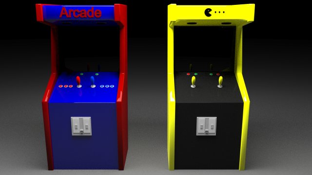 Arcade machine 3D Model