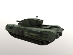 Churchill MKIII 3D Model