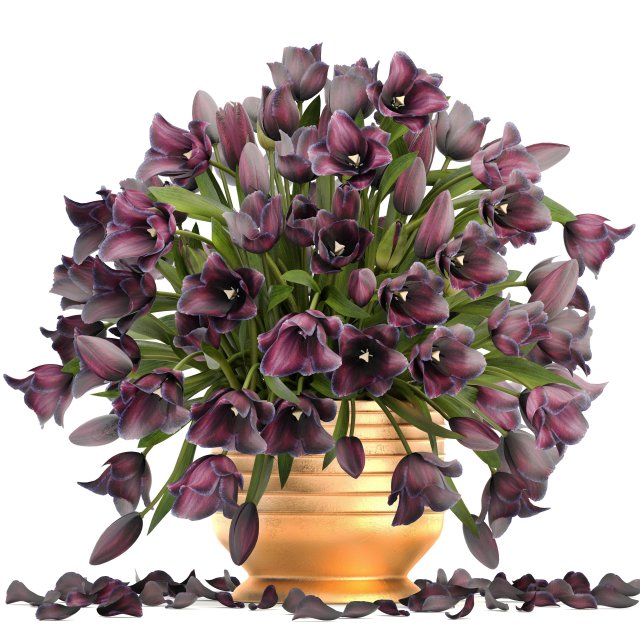 Bouquet of tulips 3D Model