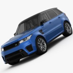 Range Rover Sport SVR 2015 3D Model