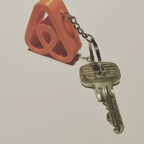 Airbnb keychain 3D Print Model