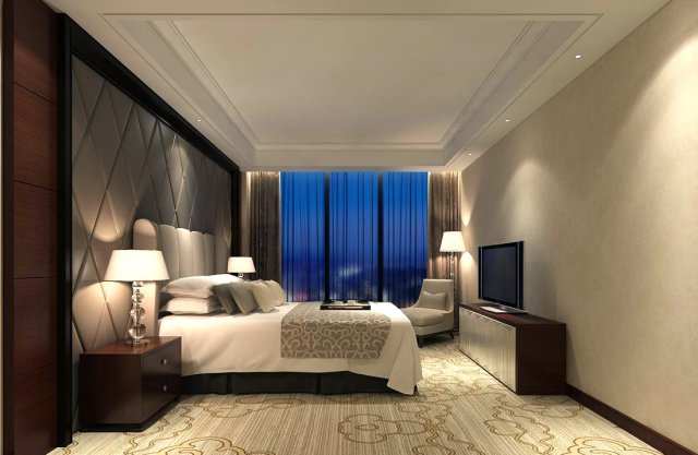 Beautifully stylish and luxurious bedrooms 137 3D Model