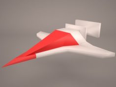 SciFi Fighter Free 3D Model