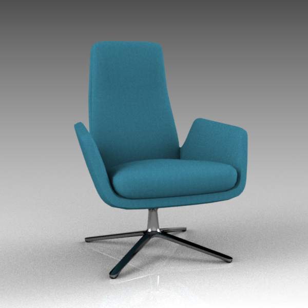 Cordia Easy Chair 3D Model