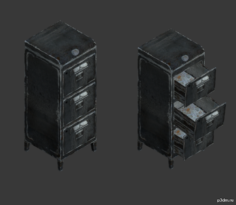 Cabinet (Metal) 3D Model